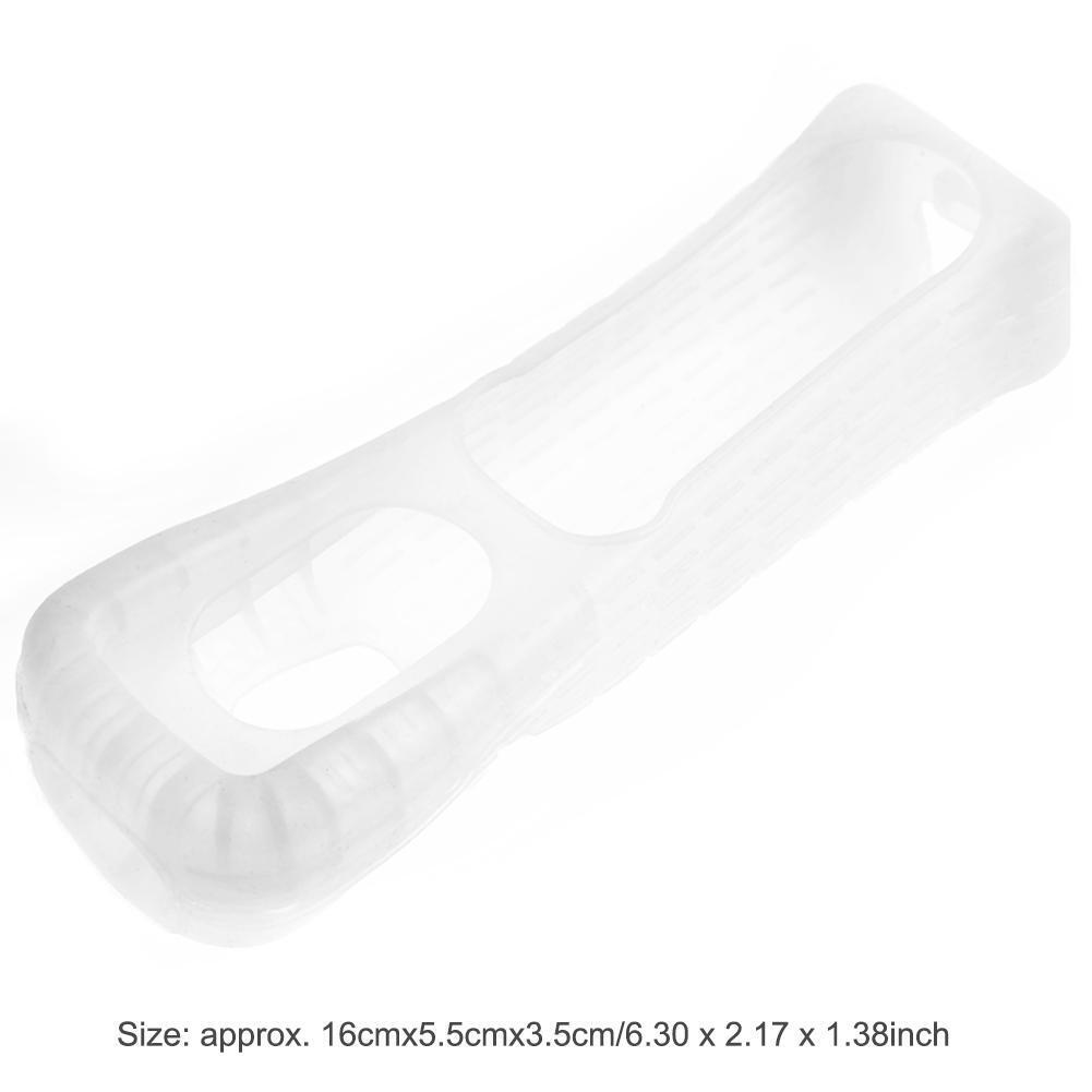 Silicone Cover Case Skin Sleeve for Nintendo Wii Remote Controller(White)