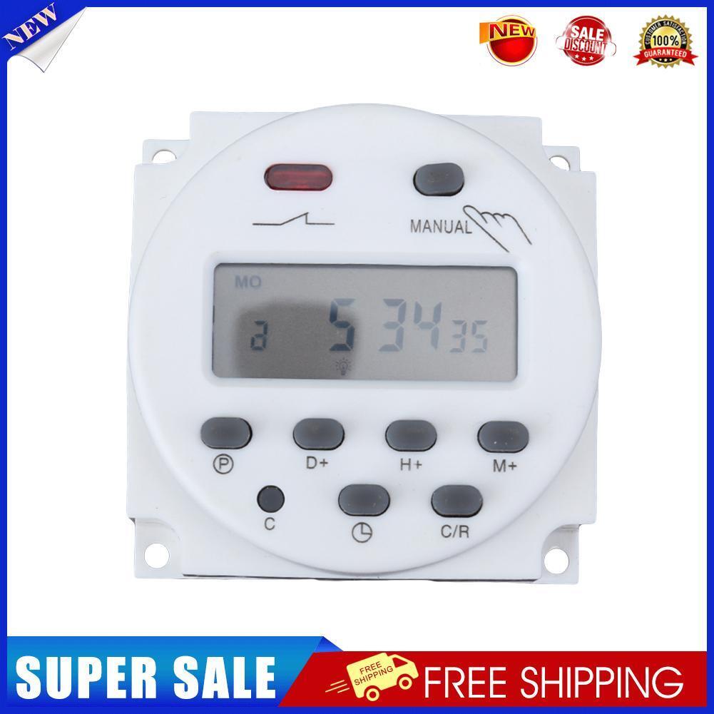 Digital LCD Display Power Timer Weekly Programmable Time Relay Switch(220V)