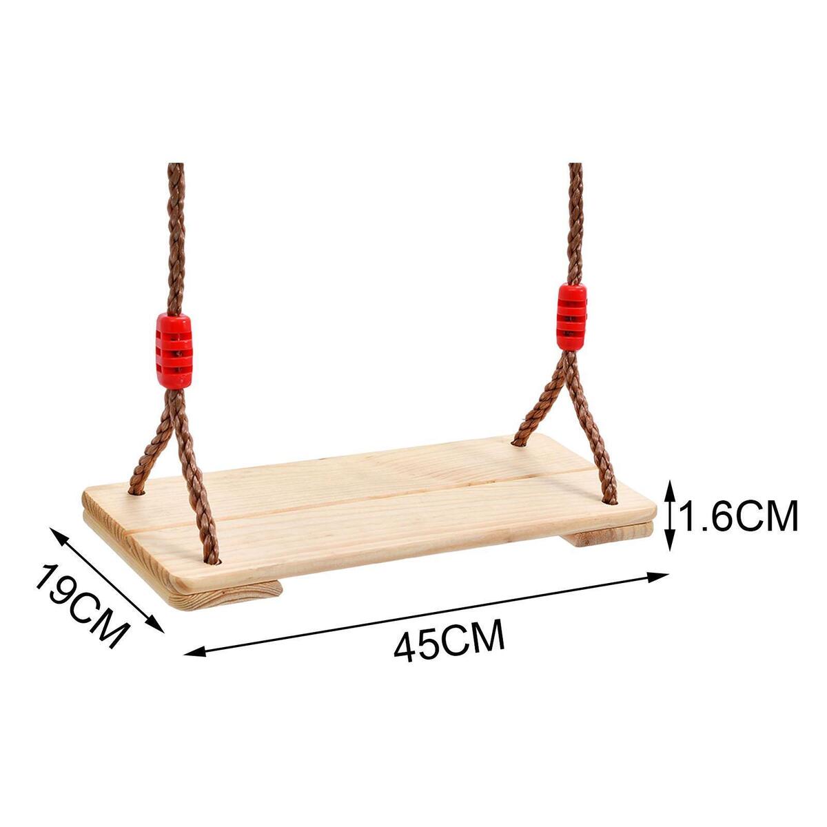Children Wooden Swing Garden  with Sturdy Rope  Garden