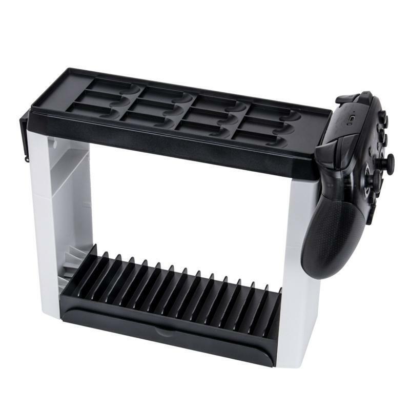 Multi-function Storage Bracket Game Disc Organizer Rack 27-slots for Switch OLED