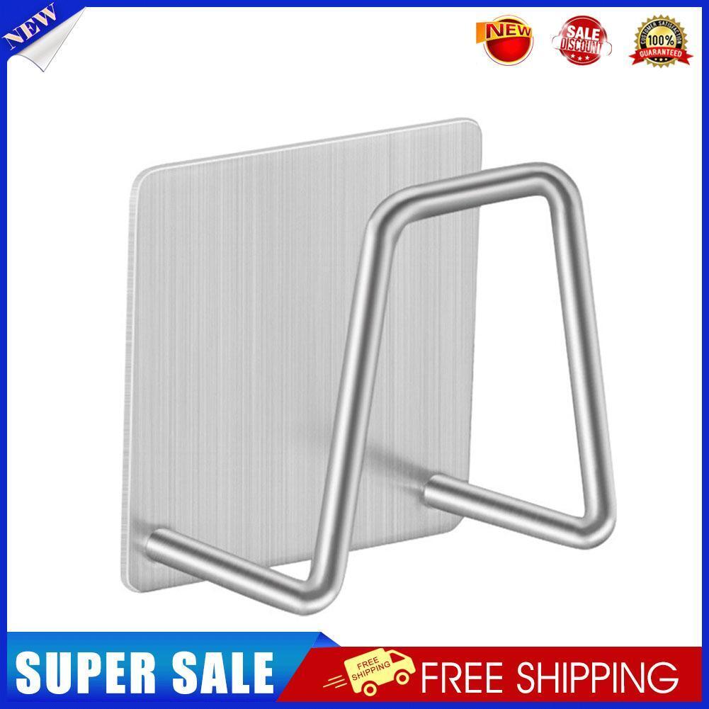 Sink Sponge Holder Self Adhesive Drain Drying Rack (201 Stainless Steel)