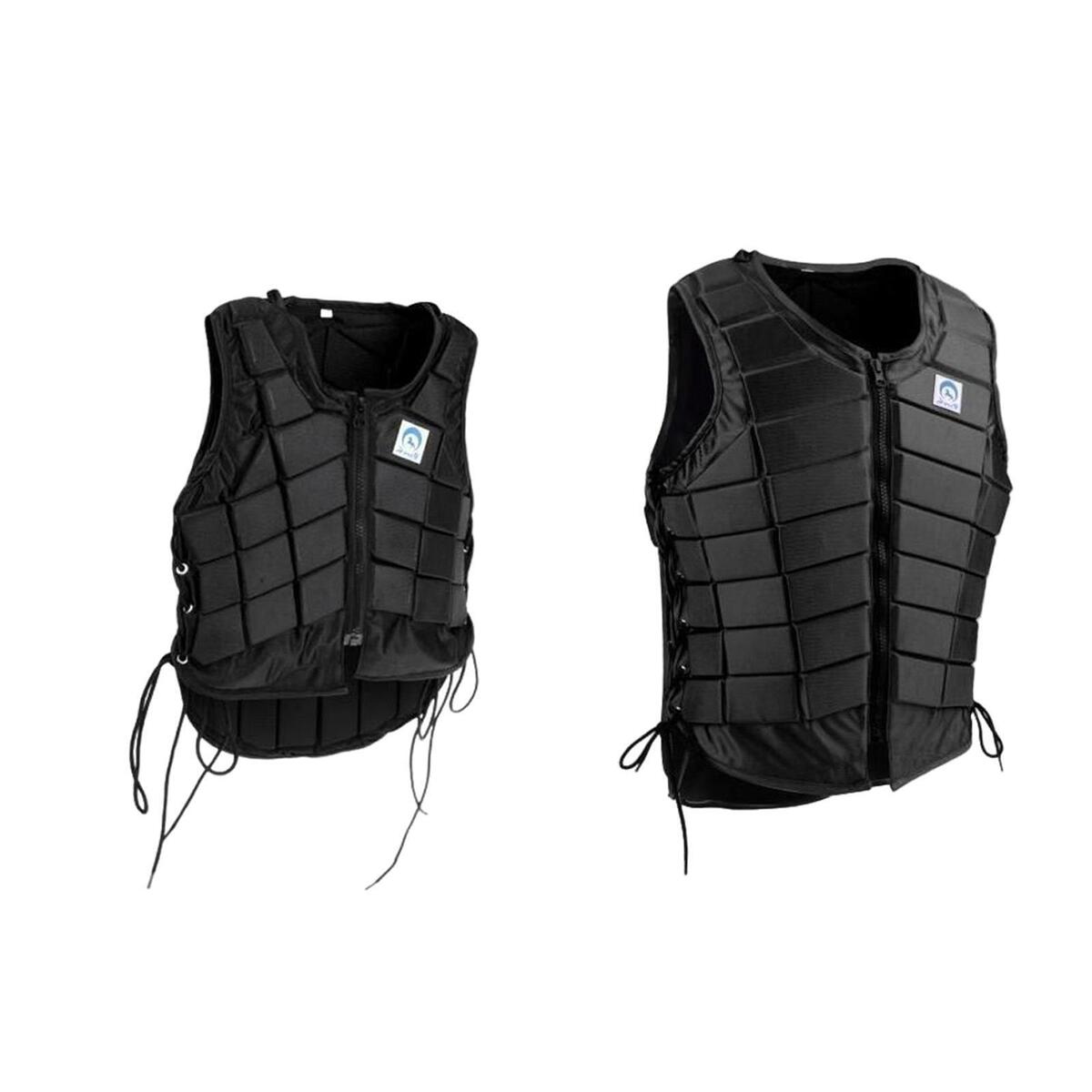 2 Pieces Horse Riding Vest Equestrian Vest Body Protector Protective Gear