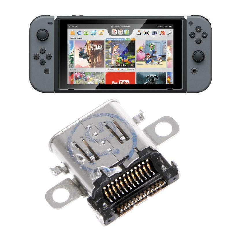 DC Charging Port Type C Charger Socket Replacement For Switch Console