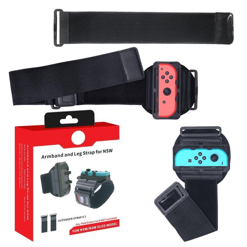 2x Wrist Strap for Switch Controller Armband Adjustable Elastic Dance Strap Band