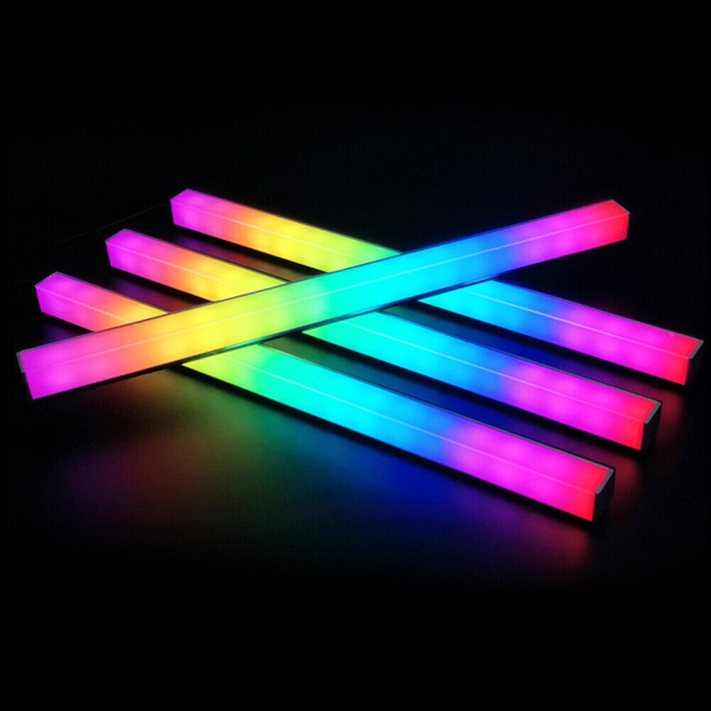 COOLMOON 30cm Light Strip Aluminum Magnet RGB LED Color Lamp (Small 4Pin)