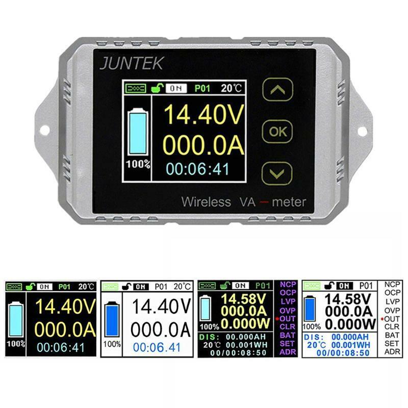 DC 400V 300A Wireless Bi-directional Voltmeter Ammeter Capacity Volt Power Meter