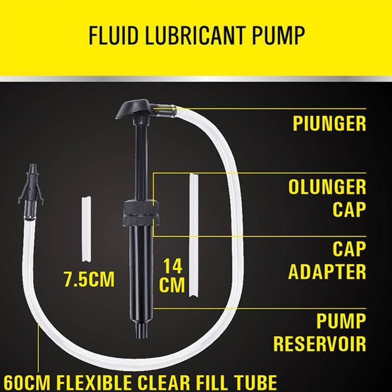 Manual Suction Pipe Gas Siphon Pump Gasoline Fuel Water Shaker Siphon Hose