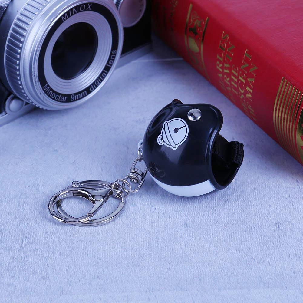 Motorcycle Helmets Key Chain Women Men Cute Safety Helmet Car Keychain(2)