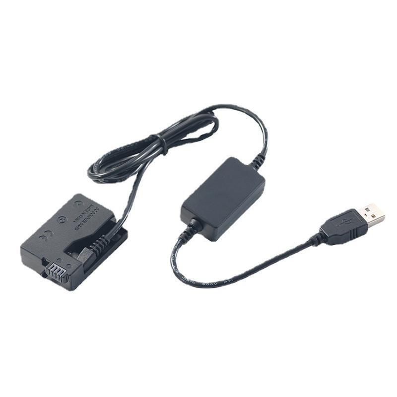 DR-E8 Dummy Battery DC Power Bank USB Adapter Cable Replacement for LP-E8 550D