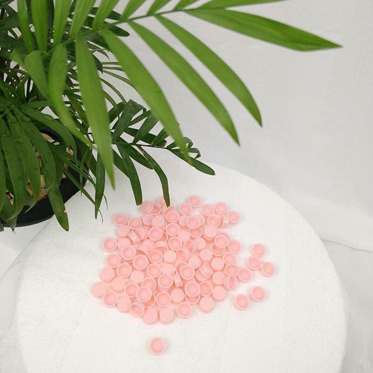 100 *  Extensions  Lashes Fan Glue Cups Planting Grafting Tool