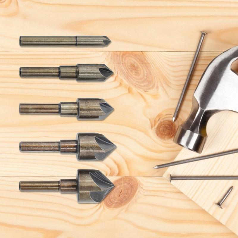 Countersink Drill Bit Countersink Drill Bit Set w/ 82 Degree Center Countersink