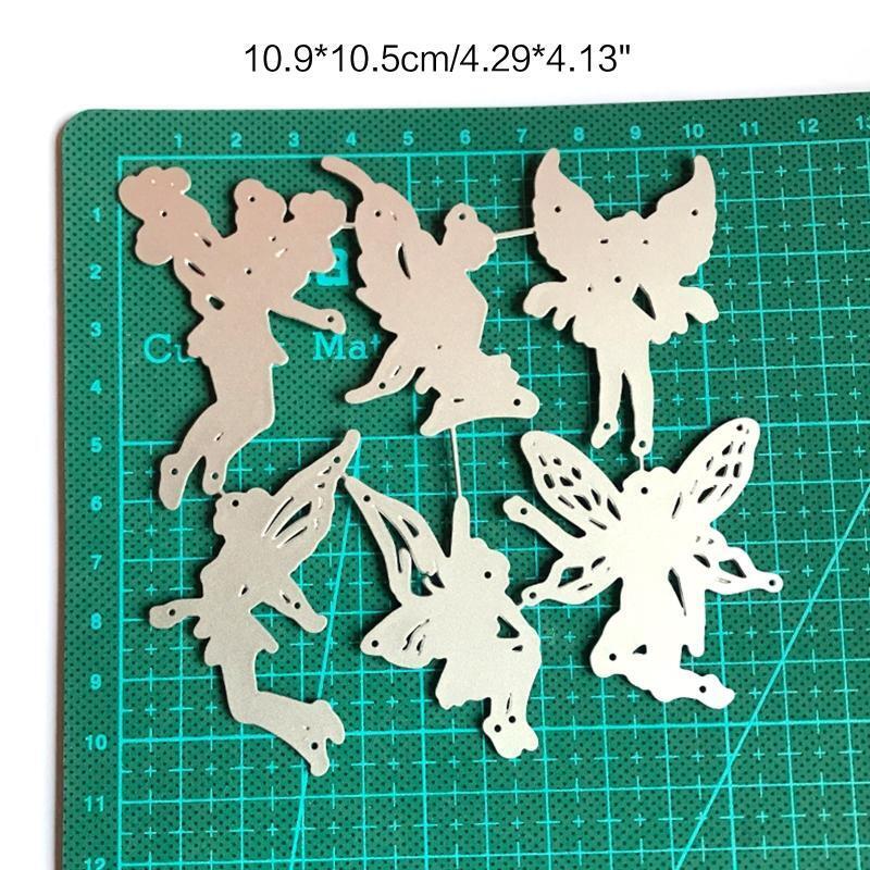 Fairy Angel Set Cutting Dies Stencil Scrapbooking DIY Album Stamp Paper Card