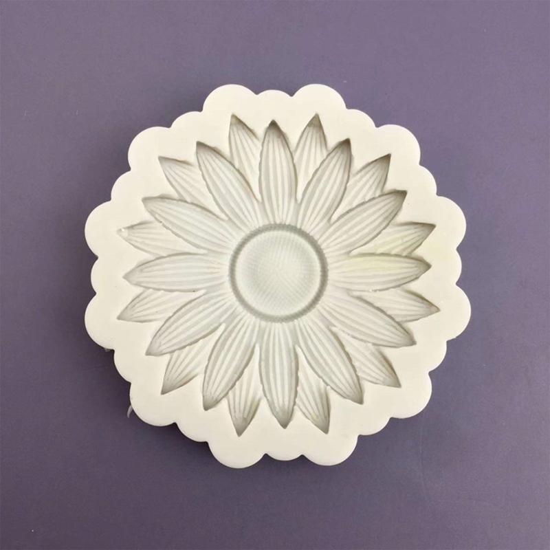Silicone Candle Molds Soap Mold Sunflower Shape Baking Accessories Baking Gadget