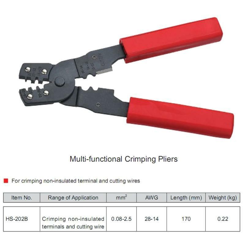 Multi-function Cold Press Clamp Wiring Terminal Cutter Telephone Plug Crimping