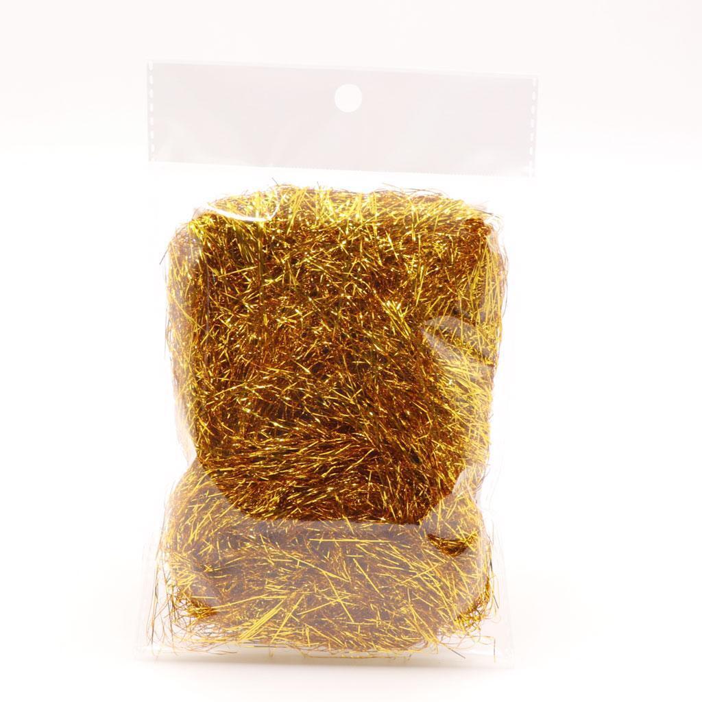 2 Bags Metallic Shred Filler Fine Cut Gift Wrapping and Basket Filling