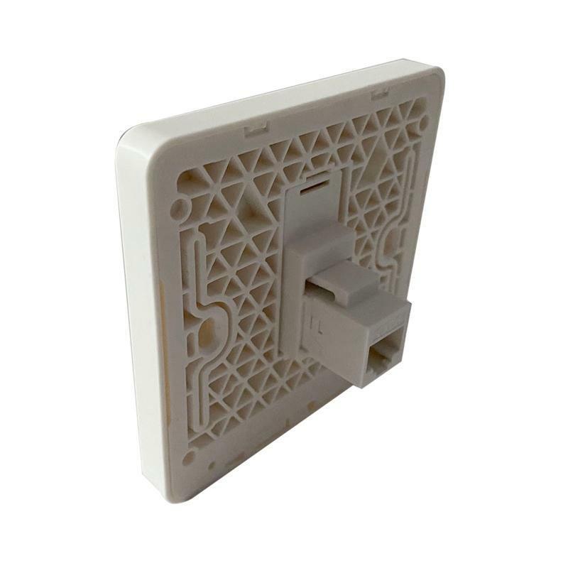 Female To Female CAT6 RJ45 LAN Faceplate 86x86mm Internet Straight Plug Outlet