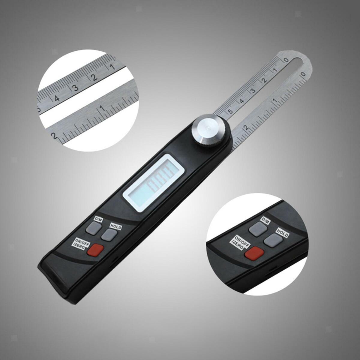 Angle Ruler Sliding Scale Protractor  Meter for Woodworking