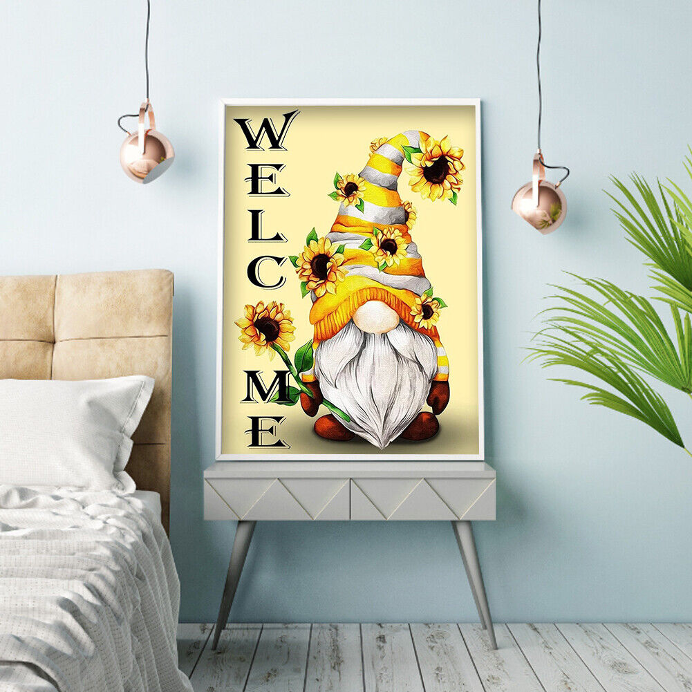 DIY Cross Stitch Full Embroidery Kit Goblin Stamped for Home Decoration