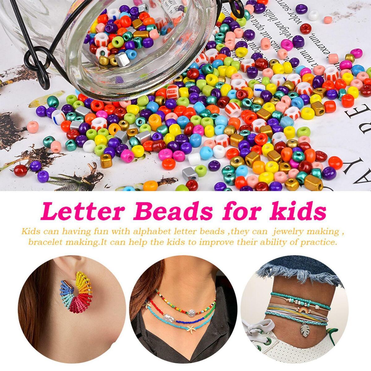 Jewelry Making Supplies Kit DIY Bracelets Beading for Earrings Making Tools