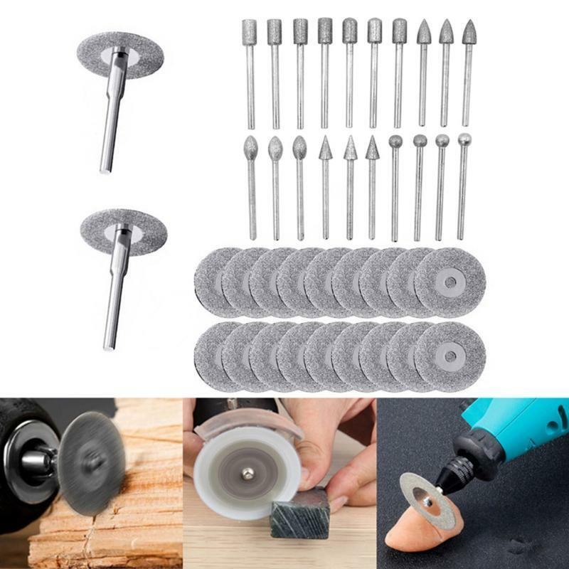 Electric Small Grinding Disc Rotary File Combination Set DIY Woodworking Tools