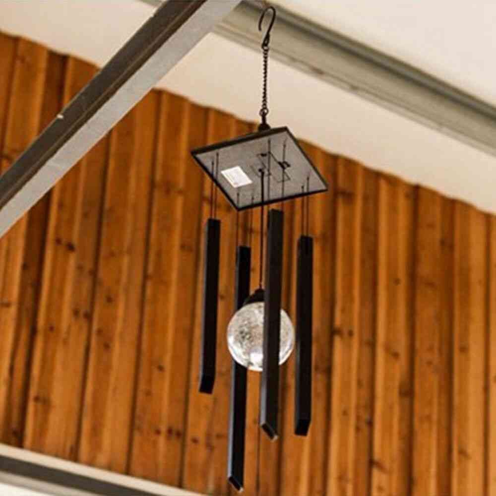 Hanging Ornament Wind Chimes LED Light Pendant Bell Solar Wind Chime Lights