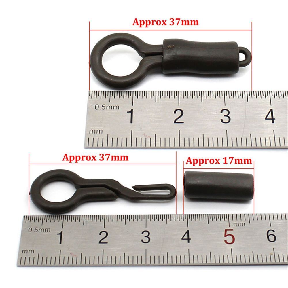 Accessories Tackle Rig Connector Back Lead Clips Silicone Sleeves Locking Tube