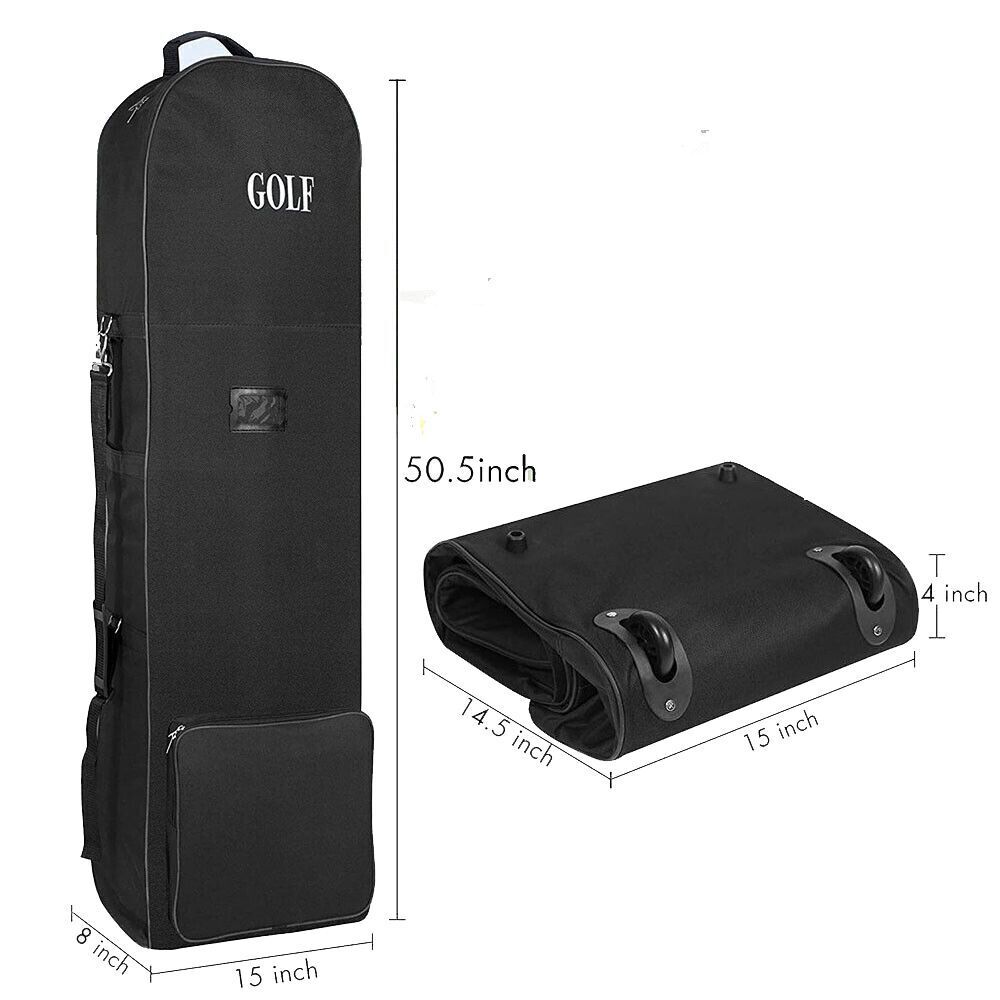 Sports Foldable Training Pouch Golf Club Bag Folding Case Carry Travel Bags
