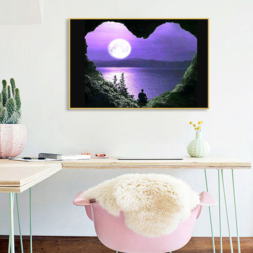 Drill DIY Scenery in Love Picture Art 5D Full Diamond Round Painting Kit