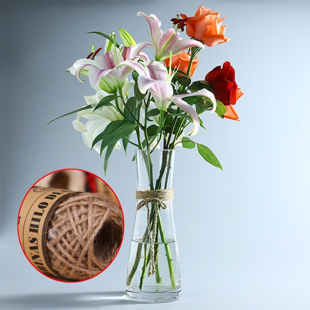 DIY Crafts Gardening Natural Wedding Decor Twine Hemp Rope Handmade Brown Jute