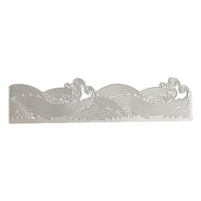 Sea Waves Shape Carbon Steel Cutting Dies DIY Scrapbooking Photo Album Embossing