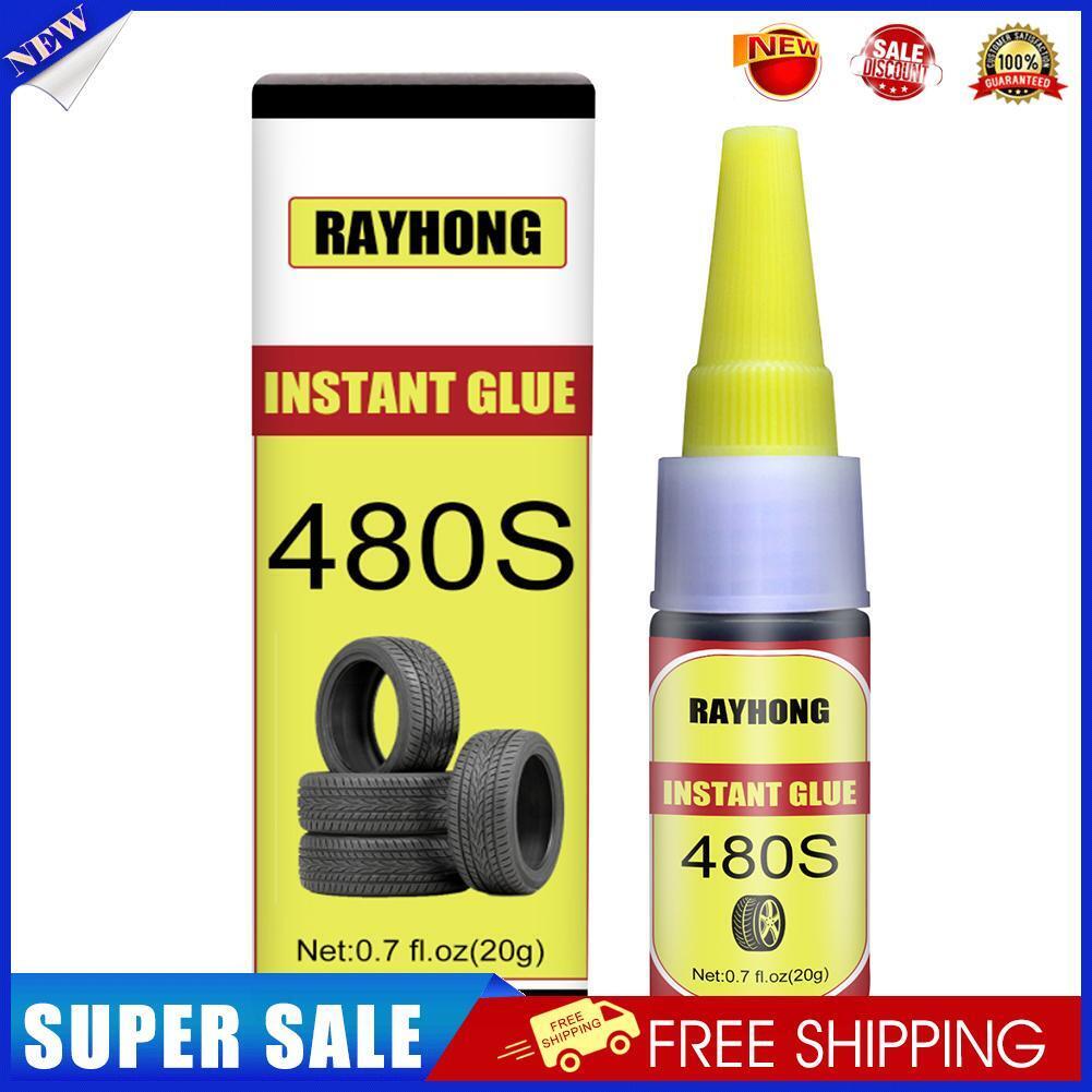 480S Auto Adhesives Tire Repair Black Glue Window Super Caulk Sealer Glue
