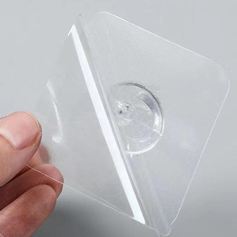 Wall Hook Strong Self Adhesive Transparent Suction Cup Heavy Load Rack