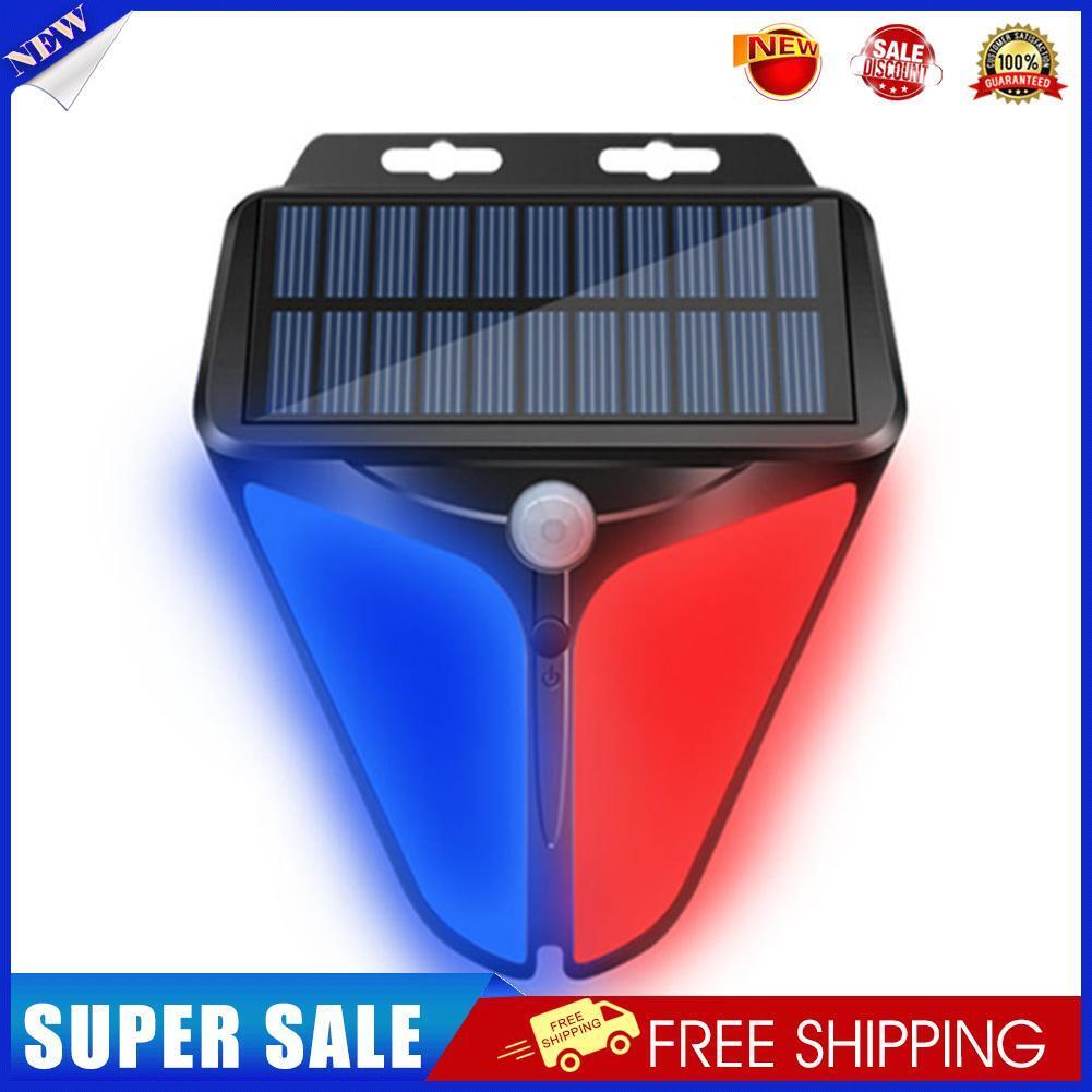 Alarm Light Wireless Solar Powered LED Strobe Motion Sensor Anti Theft Lamp