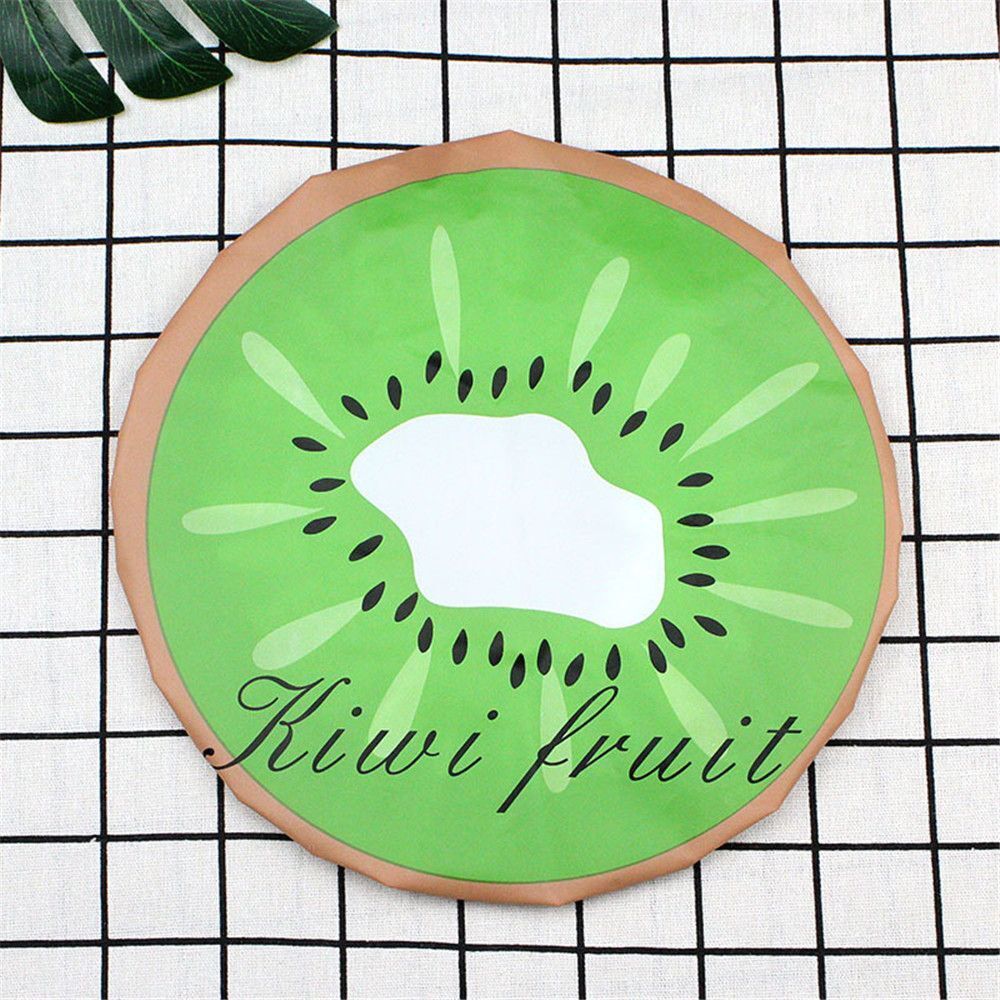 2PCS Home Fruit Elastic Waterproof Sleep Cap Head Hair Cover Bath Hat Shower Cap