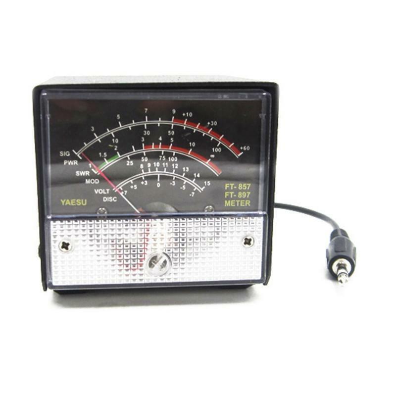 External SWR Power Meter Receive Emission Display Metal Case for FT-857 FT-897