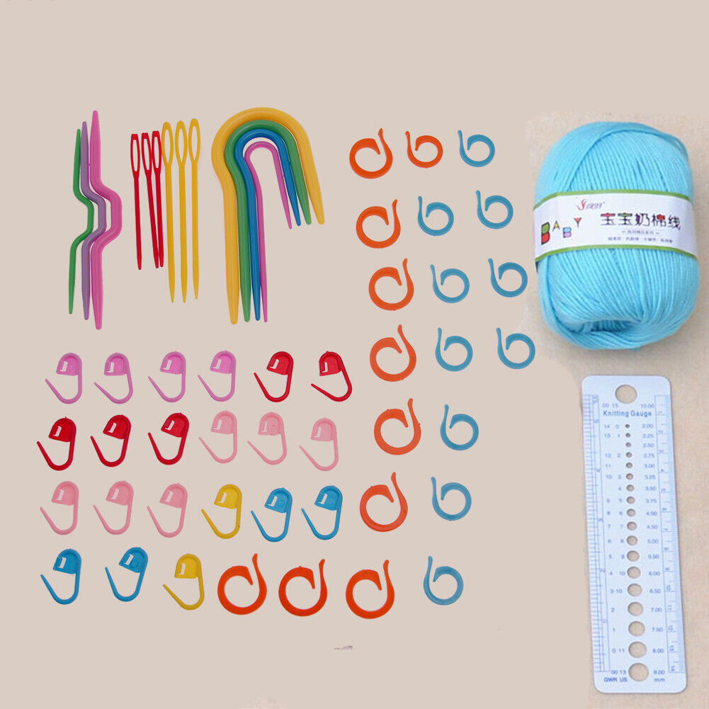 Plastic Knit Stitch Knitting Needles Crochet Stitch Knitting Accessories