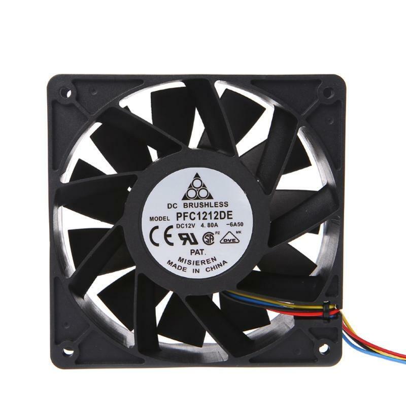 120x120x38mm Brushless DC12V 4.8A 11-Blade Cooling Fan 12038 For Delta PFC1212DE