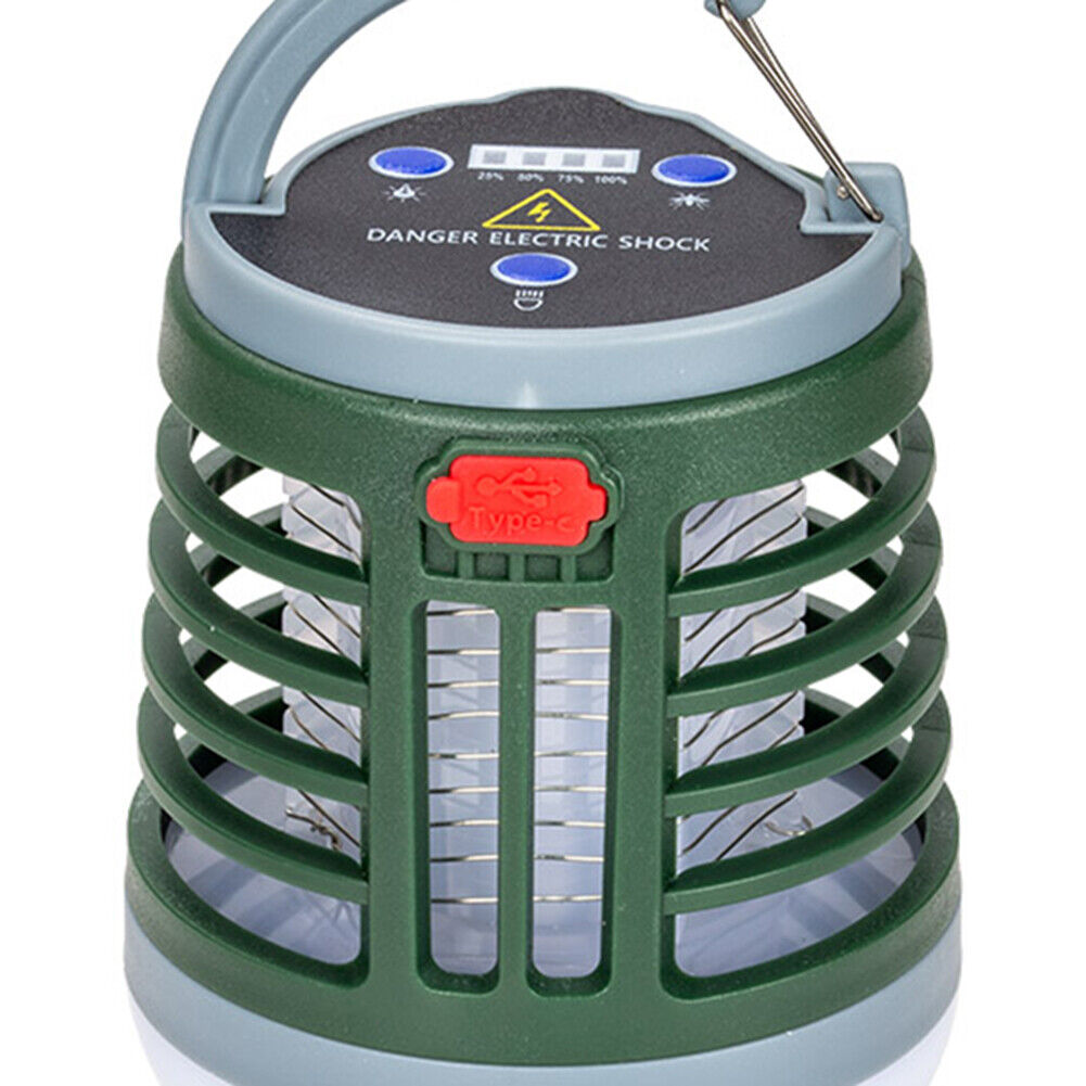 Electric Mosquito Killer LED Lamp w/ Bluetooth-compatible Speaker (Green)