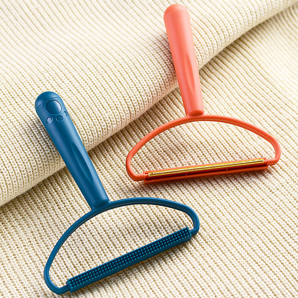 2pcs Portable Lint Remover Double Sided Fuzz Carpet Clothes Fluff Shaver