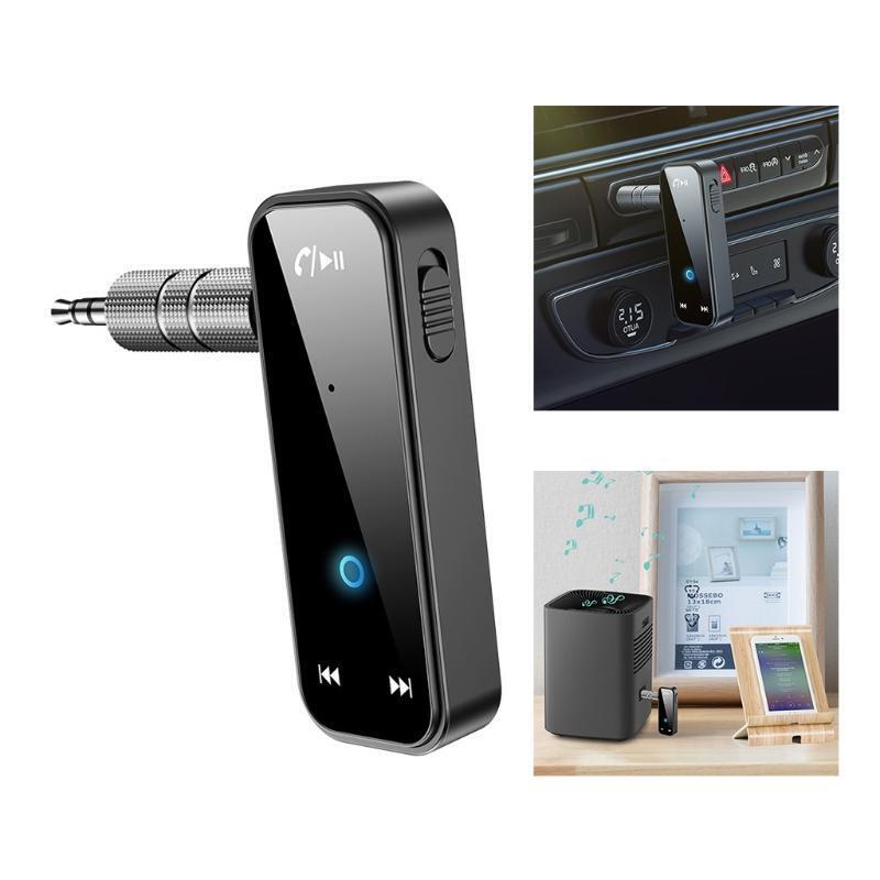 BT-compatible 5.0 Wireless Stereo Adapter Audio Transmitter Receiver for Car TV