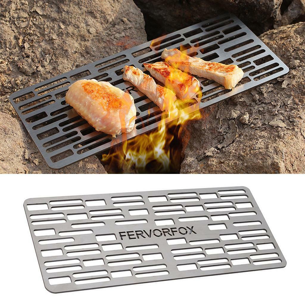 Grill Pan  Charcoal Barbecue Net for Picnic Tool Camping