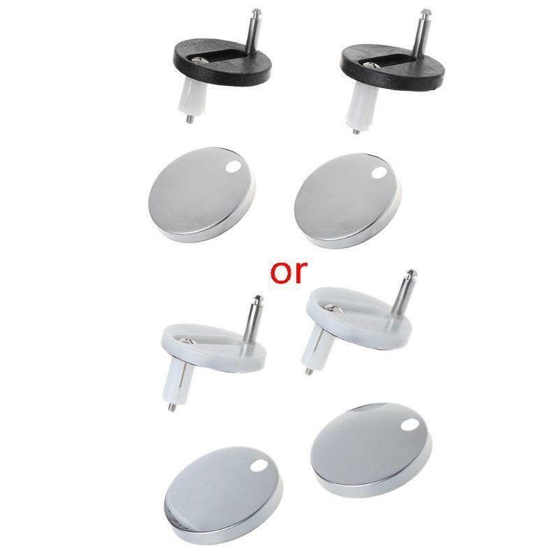 2Pcs/set Top Fix WC Toilet Seat Hinges Fittings Quick Release Cover Hinge Screw