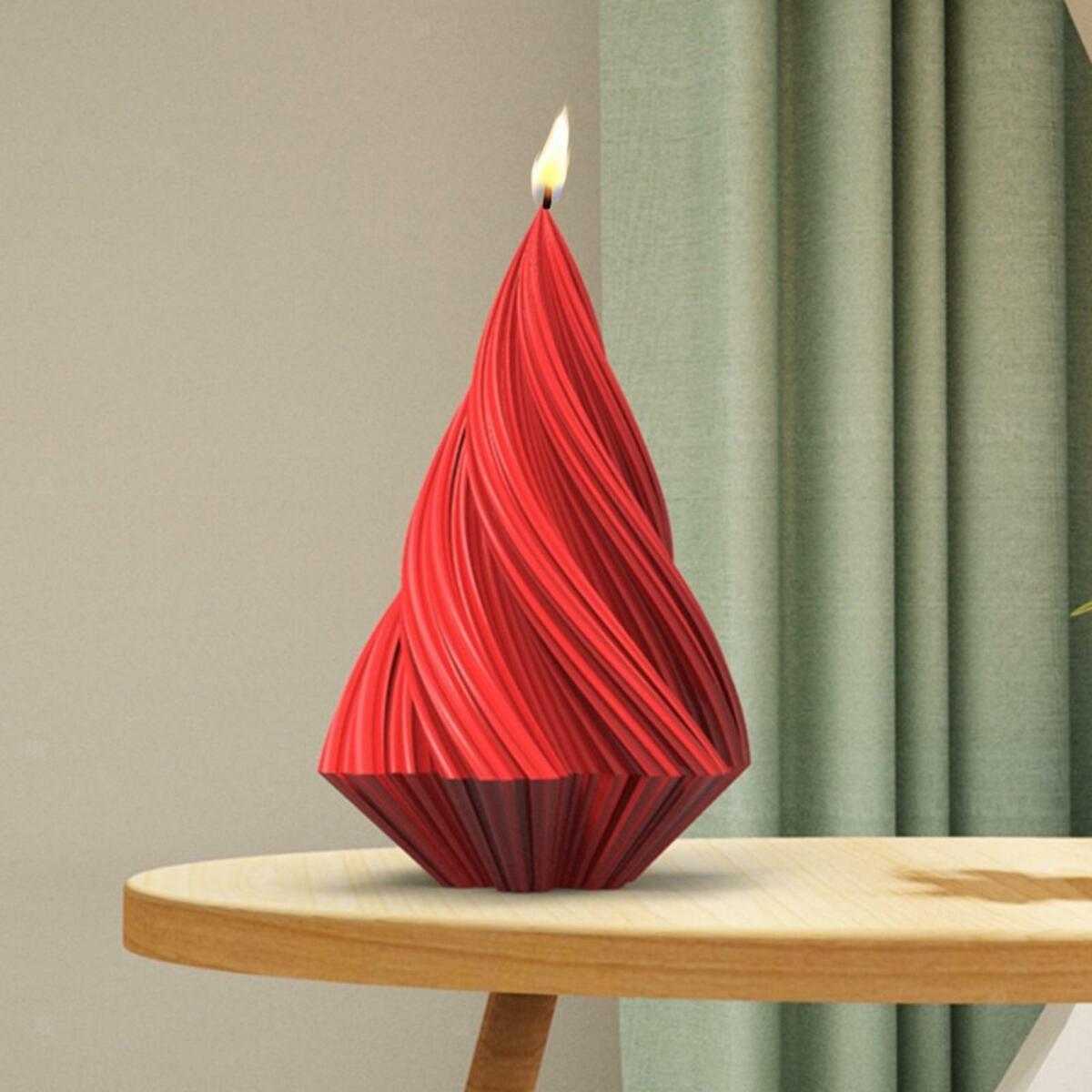 Silicone Candle Molds Abstract Art  Mould Reusable for Candle Making