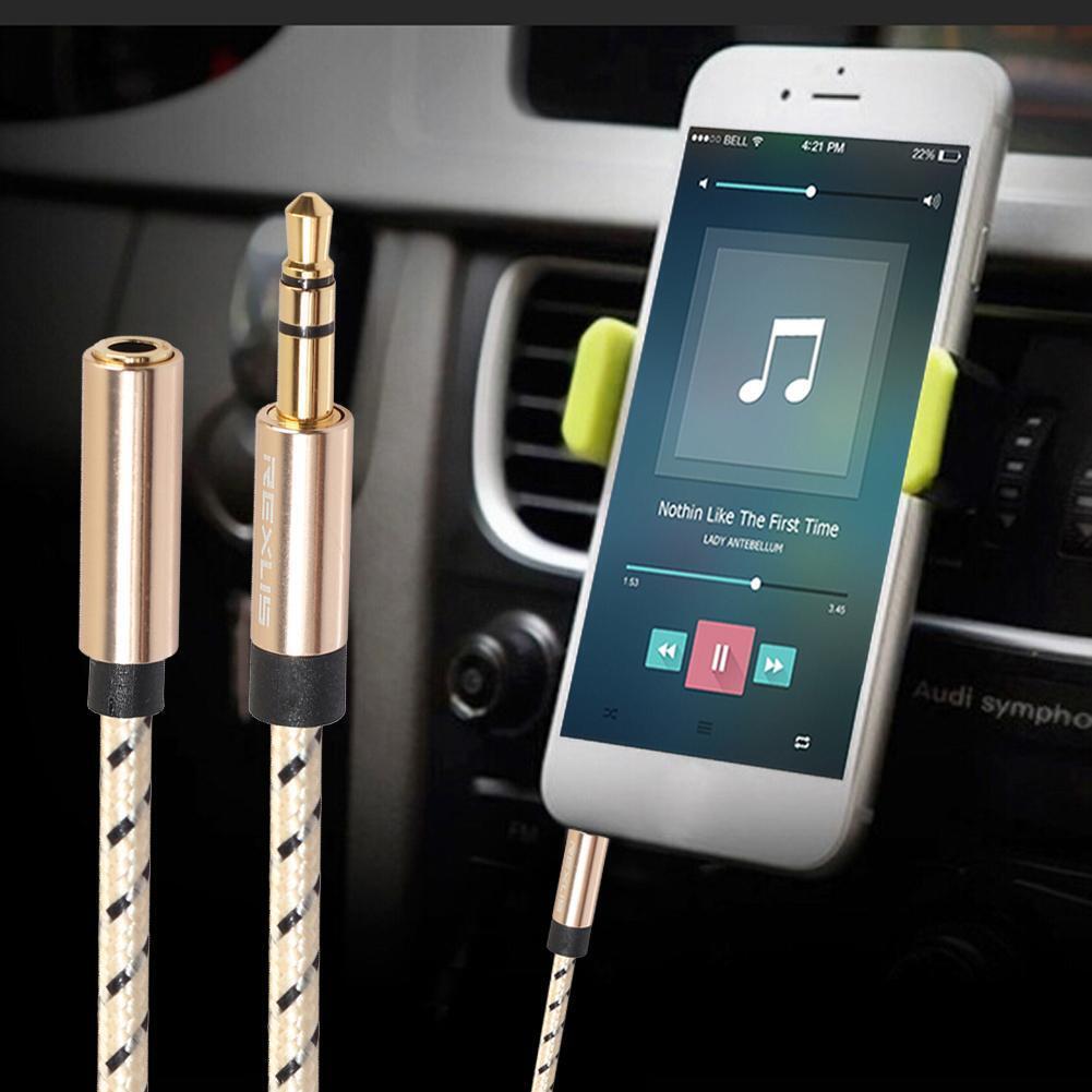 Headphone Extension Cable 3.5mm Male to Female Audio Extender Cord (1m)
