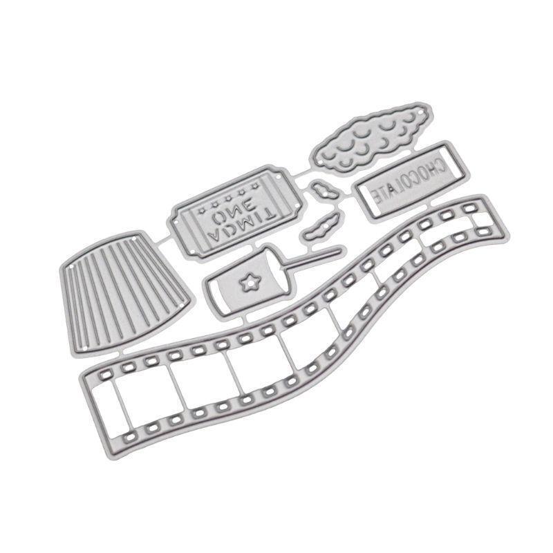 Food Metal Cutting Dies Stencil Scrapbooking DIY Album Stamp Paper Card Emboss