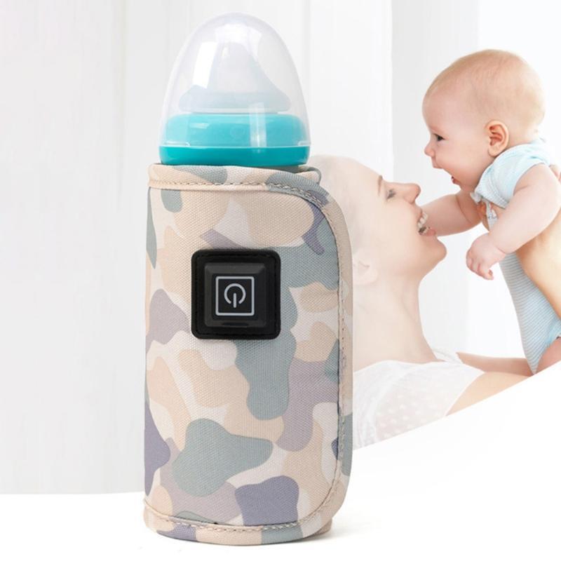 Portable USB Baby Bottle Warmer Travel Milk Warmer Infant Feeding Bottle Warmer