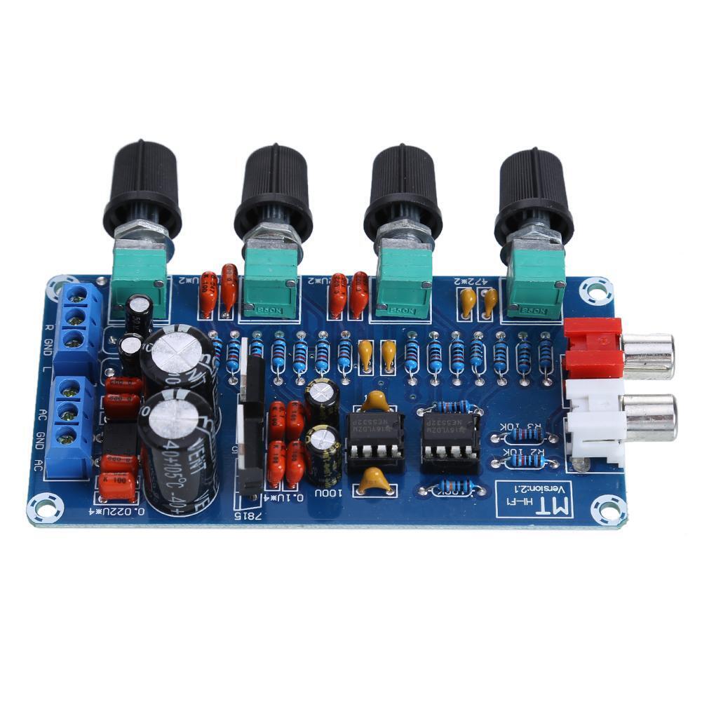 NE5532 OP-AMP HIFI Amplifier Preamplifier Volume Tone EQ Control Board DIY