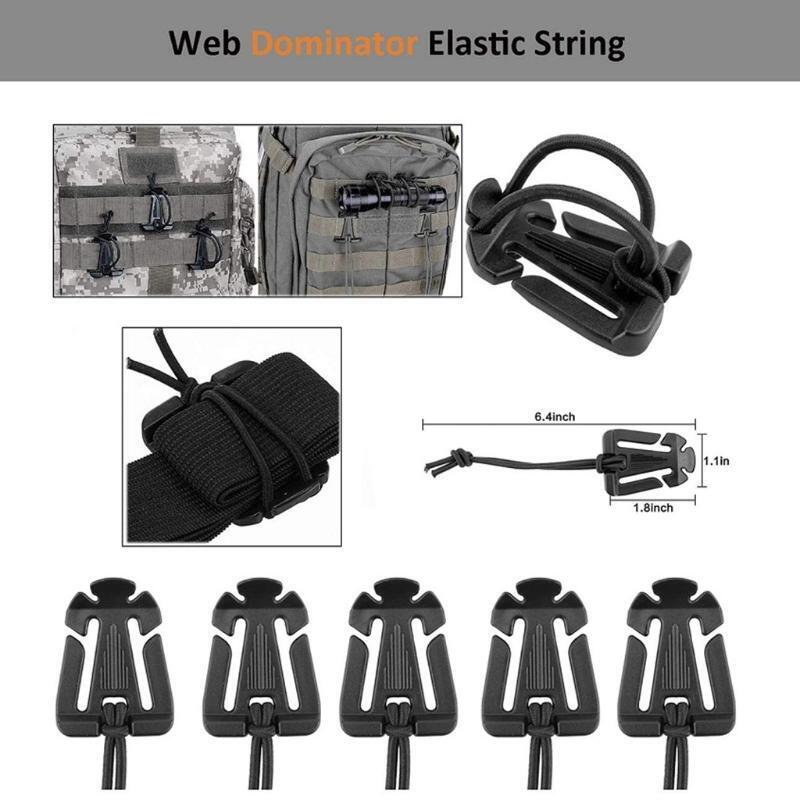 Molle Attachments Set Webbing Strap Molle Bag Tac-tical Backpack Vest Belt
