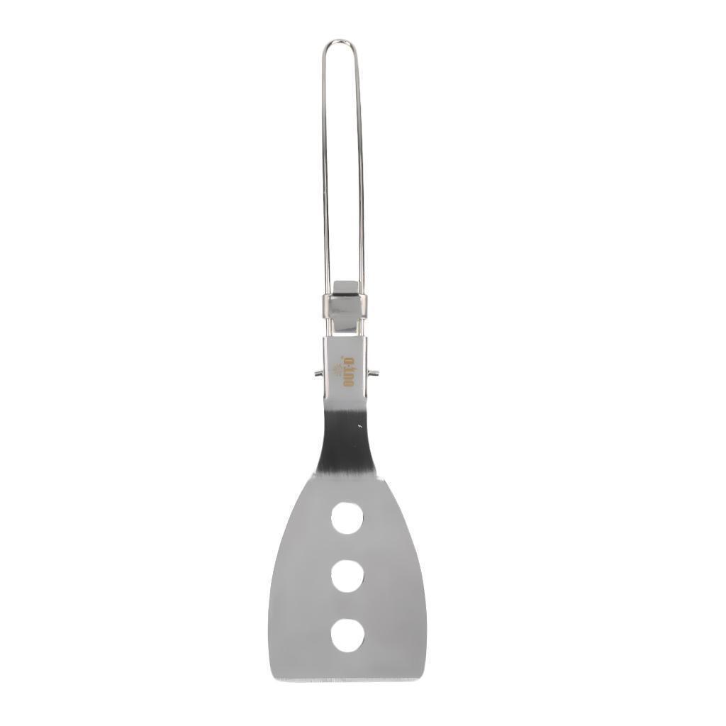 Folding Outdoor Spatula Cooking Supplies Food Turner for Camping Hiking