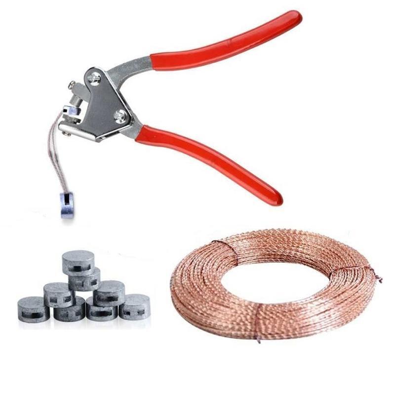 Lead Seal Plier with Sealed Beans Sealing Wire for Water Electronic Meter Seals